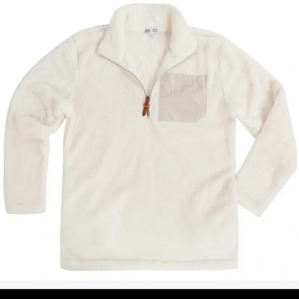 Cream Sherpa Pullover - Picture 2 of 4